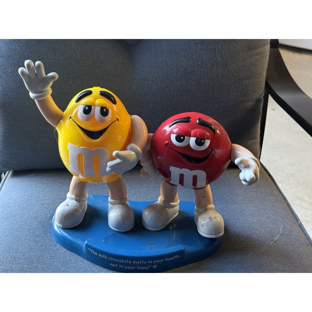 Vintage M&M Rare Double Dispenser Duo